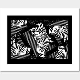 Zebra - Zebras - Zebra stripes - Black and white - Zebra Pattern Posters and Art